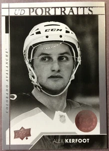 2017-18 Upper Deck Portraits Rookie #P-76 Alex Kerfoot Colorado Avalanche RC - Picture 1 of 1