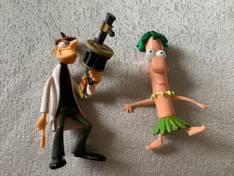 2011 Dr Doofenshmirtz 4" Jakks Figure Disney &  Phineas  Loose Cover