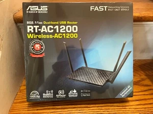 ASUS RT-AC1200 V2 AC1200 Dual Band WiFi Router Brand New - Picture 1 of 5