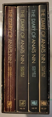 The Diary Of Anais Nin (4) Vol's  Box Set 1931-1947  Good/PB  SHIPS FREE - Image 1 of 4