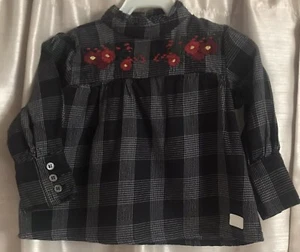 Top bambino 7 FOR ALL MANKIND ricamato di design: taglia 18 Mos. - Foto 1 di 7