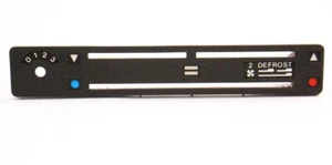 Placa frontal de ajuste de controles de temperatura climática 75-80 VW Rabbit MK1 temprano. 171 919 383 E - Imagen 1 de 3
