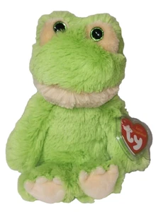 Ty Attic Treasures - FLOYD the Frog 8" NEW MWMTs Soft Plush Stuffed Animal Toy - Picture 1 of 9