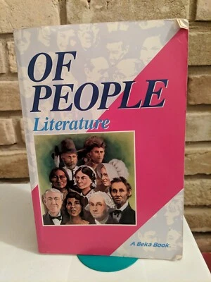 OF PEOPLE Literature A Beka Book Literature for Christian 1990 English 7th Grade - Image 1 of 4