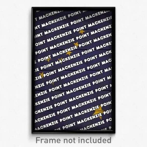 Point MacKenzie Alaska Poster (AK City Souvenir 11x17 Town Print) - Picture 1 of 1