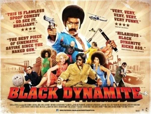 BLACK DYNAMITE Movie Poster Blaxploitation Shaft Super Fly Dolomite Comedy - Picture 1 of 1