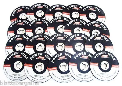 20 ATE PRO POWER MIKE 3" AIR CUT-OFF WHEELS DISC 1/16" THICK METAL CUTTING 40146 - Image 1 of 2