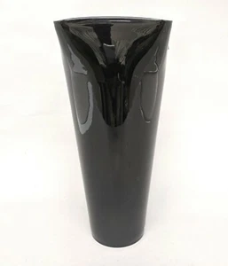 Vase Glass Black Square Top, Center Piece for Wedding or Party 6"Sq x 15"Tall  - Picture 1 of 3