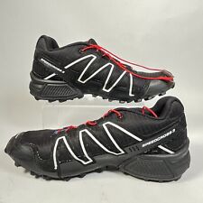 Salomon Size 6.5 Speedcross 3 Black Racing Trail Running Sneakers Hiking Shoes