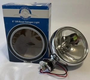 United Pacific 6” Off-Road Halogen Light Vintage Fog Light Lens 30656 Clear Lens - Picture 1 of 3