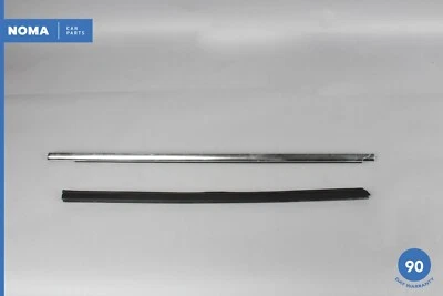 00-08 Jaguar S-Type X204 Sello de ventana de puerta delantera izquierda con juego de molduras OEM Foto 1 de 4