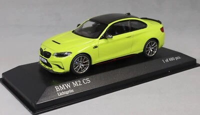 Minichamps BMW M2 CS in Light Green w/gold wheels 2020 410021029 Ltd 480 - Image 1 of 3