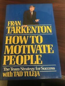 Fran Tarkenton Signed Book How to Motivate People AUTOGRAPHED COPIES 