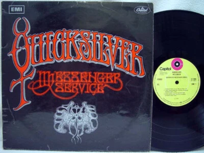 QUICKSILVER MESSENGER SERVICE - S/T LP (RARE UK Import on green CAPITOL, Debut) - Image 1 of 2