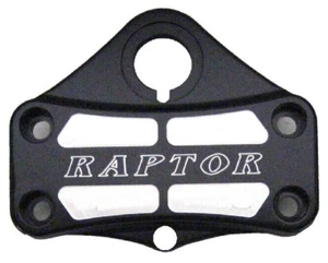 YAMAHA RAPTOR 700 BILLET ALUMINIO SUPERIOR MANILLAR ABRAZADERA Y SOPORTE INTERRUPTOR LLAVE - Imagen 1 de 3