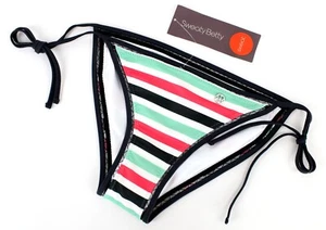 Felpa Betty cravatta laterale bikini pant costumi da bagno donna piccolo basso vita bassa - Foto 1 di 5