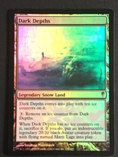Dark Depths foil Coldsnap NM MTG