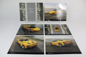 2018-2020 Ferrari F8 Spider Press Pack Lithographic Drawing Sales Brochure - Picture 1 of 10