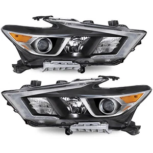 For 2016 2017 2018 Nissan Maxima S|SL|SV LED DRL Projector Headlights Lamps Pair - Picture 1 of 5