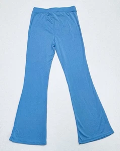 Emma And Elsa Girls  Size 7/8 Light Purpleish- Blue Stretch Pants Flair Bottoms - Picture 1 of 7