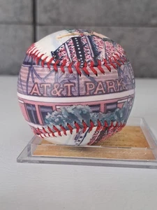AT&T Park Collectible Baseball Unforgetaball Limited Edition 2004 Emily Wolfson - Bild 1 von 4