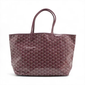 Goyard Saint Louis PM PVCx leather Tote bag Bordeaux - Picture 1 of 12