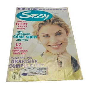 Vintage Sassy Magazine September 1994 - BOOM!!!, Clothes For Cheap '80s Look - Picture 1 of 4