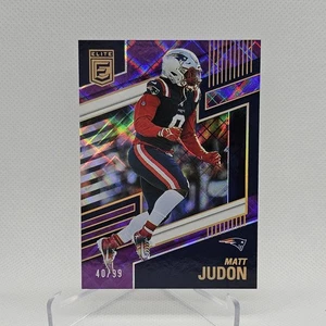 2022 Donruss Elite Matt Judon New England Patriots Purple /99 #55 8928 - Picture 1 of 3