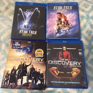 Star Trek Discovery Seasons 1-4 !!! Blu Ray. Seasons 1 2 3 4 ! VG** TV SERIES - Picture 1 of 12
