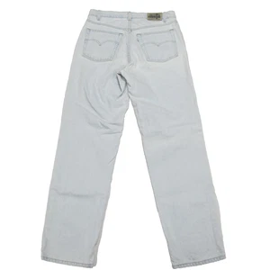 Vintage Levis SilverTab Jeans Mens 34x32 Blue Lean Light Wash 90s USA Made - Picture 1 of 16