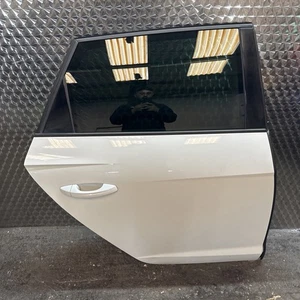 2013-2017 SEAT LEON FR ESTATE MK3 5F REAR DRIVERS DOOR PANEL IN WHITE - Picture 1 of 18