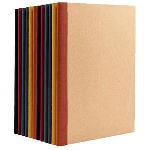 12-Pack Composition Notebook Journals, 120 Pages, Kraft Cover with Jewel Tone... - Picture 1 of 8