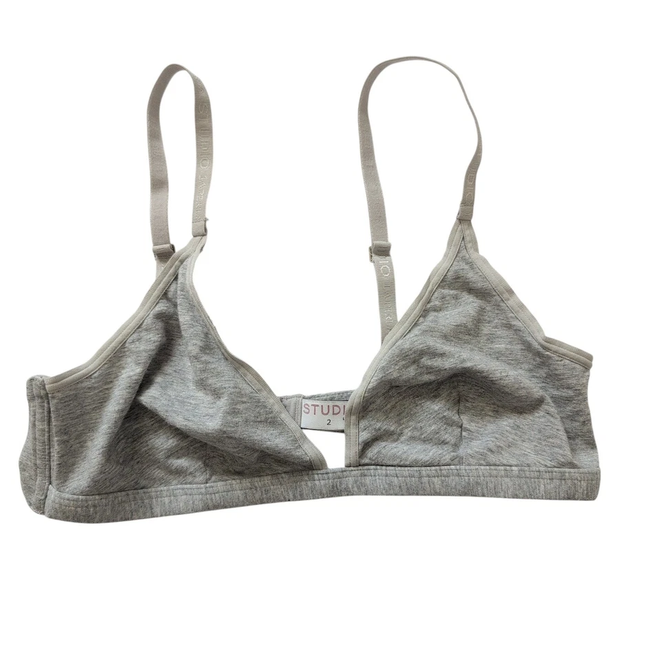 Sujetador triangular gris La Perla Studio 2 Everyday Loungewear - Talla 34C - Modal suave Foto 1 de 4