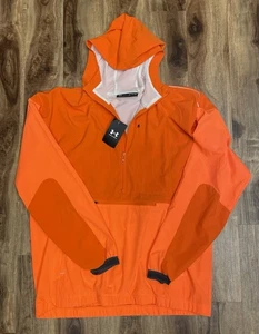 Under Armour UA Terrain Anorak Active Running Jacket Orange XL NWT - Picture 1 of 9