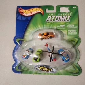 Hot Wheels Atomix Micro Veicoli 2003 Mattel Nitrox 2 Racers Nuovo Sigillato - Foto 1 di 3