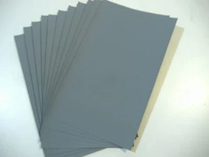 25PC 1/2 SHEET 5 1/2" x 9" 8 MICRON WET OR DRY SANDPAPER MADE IN USA - Picture 1 of 2