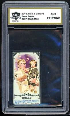 Drew Brees Card 2010 Allen n Ginter's Black Mini #287 SHP PRISTINE - Image 1 of 2