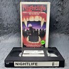 Nightlife VHS 1989 MCA Home Video Daniel Taplitz Horror Movie Film Rare Rental