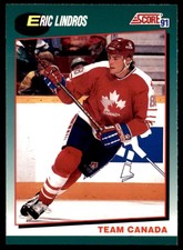 1991-92 Score Rookie and Traded Eric Lindros Canada #88T
