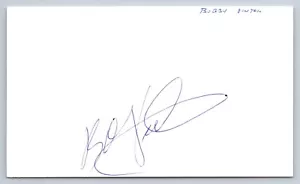 Bobby Vinton Signed Index Card - Music - Picture 1 of 2