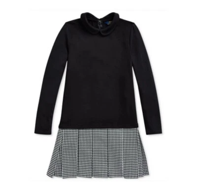 Ralph Lauren Girls Black Drop Waist Dress Size M 8/10 Classic Style EUC - Image 1 of 4