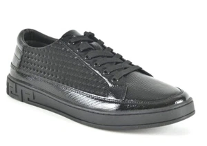 Tenis para hombre Platini negras de tela múltiple de techo bajo SNH9765 - Imagen 1 de 4