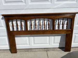 Vintage Ethan Allen Classic Manor Solid Maple Queen Headboard - Picture 1 of 4