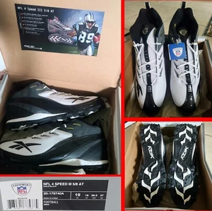 STEVE SMITH Panthers Team Issued NFL Reebok Cleats NIB Sz 19 - Picture 1 of 6
