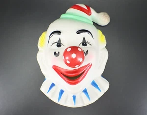 Clown Gesicht/Kopf Musikhalle hängend Schatz bemalt Porzellan - Bild 1 von 6