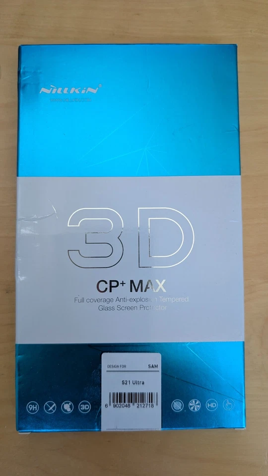 Nillkin Tempered Glass 3D CP+Max Samsung S21 Ultra - Image 1 of 2