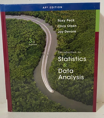 Intro to Statistics & Data Analysis 3rd Edition AP Edition NASTA (Cengage Learn) - Image 1 of 2