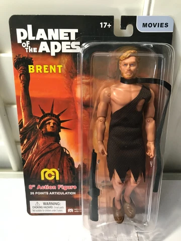 Mego Planet Of The Apes Brent 8” Action Figure NEW Cover