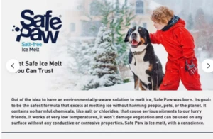 Safe Paw, Dog/Child/Pet Safe 100% Salt and Chloride Free with Traction Agent - Picture 1 of 7