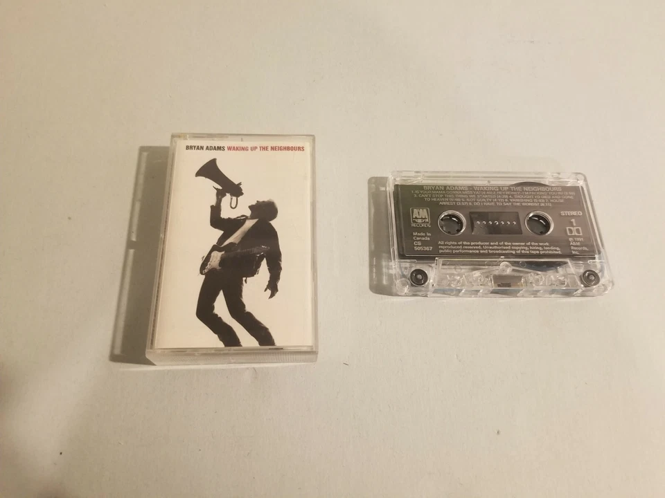 Bryan Adams - Waking Up The Neighbours - Cassette Tape  - Image 1 of 1